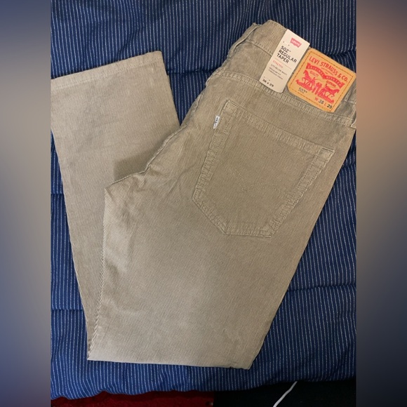 Men's Tan 502 Regular Taper Levi Corduroy Pants Size 36X29 - Picture 1 of 16